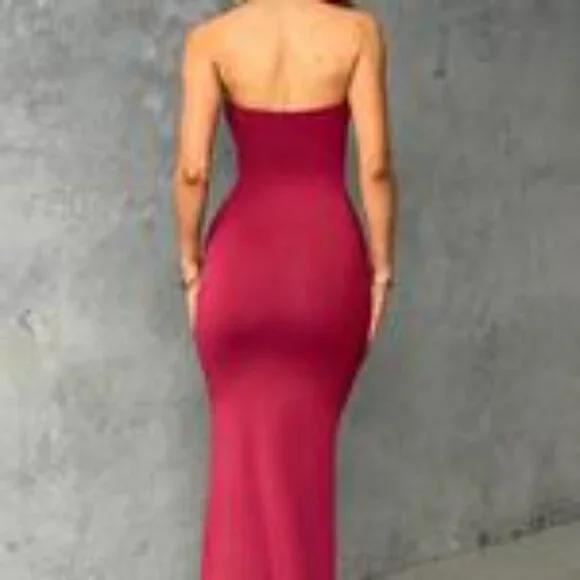 Emery Midi Dress - Cherry - Picture 2 of 2